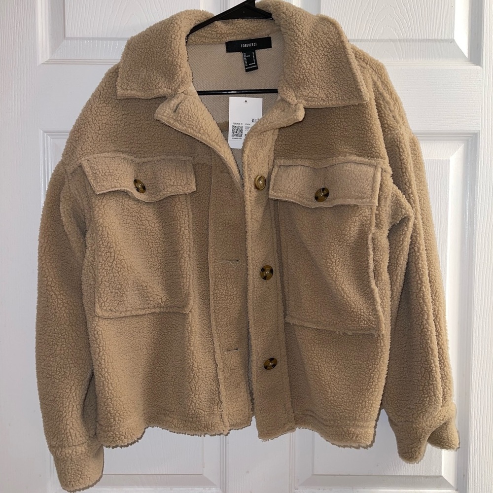 Forever 21 Women’s Sherpa Jacket